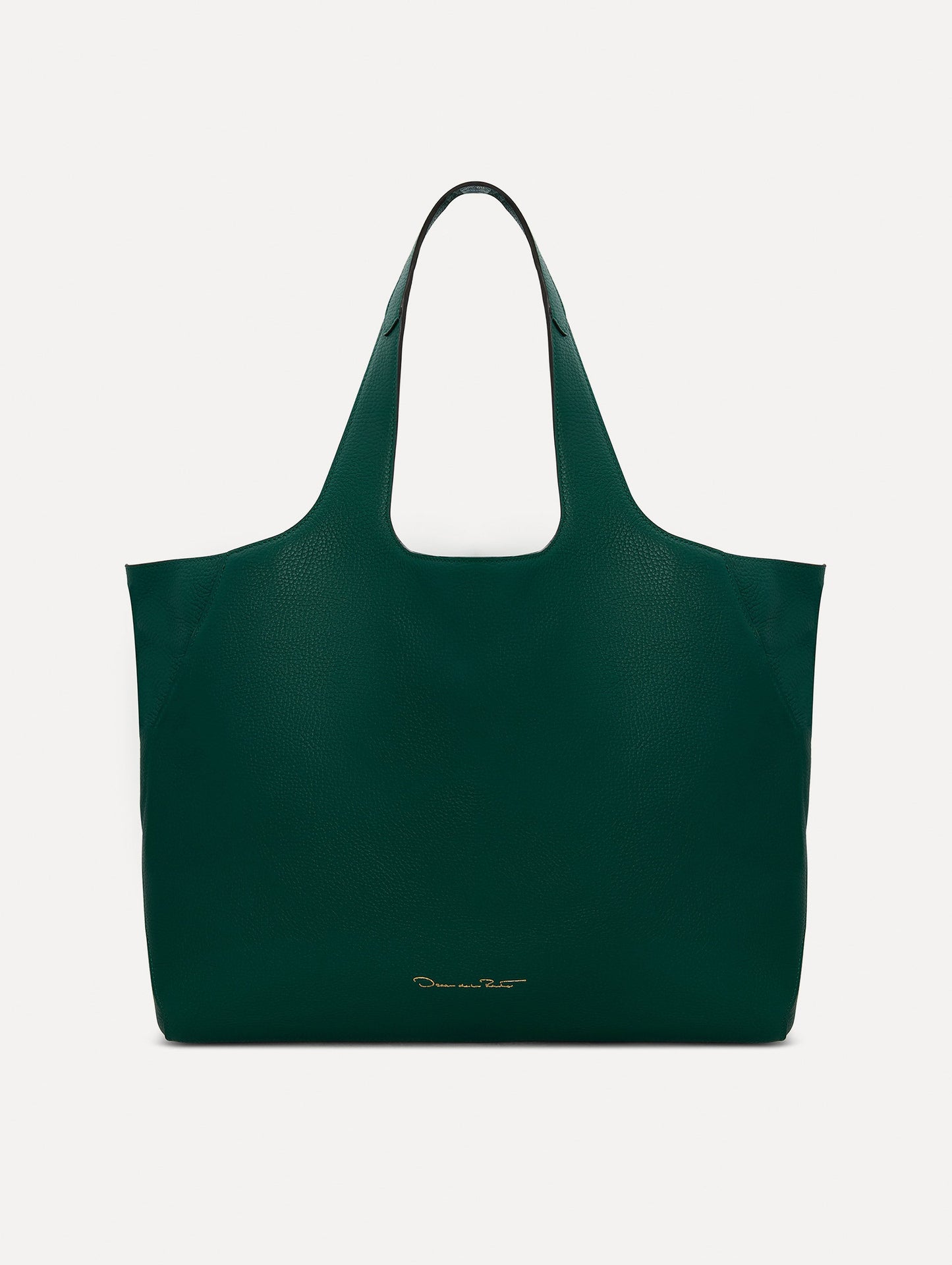 The Topaz Tote in Green Front View