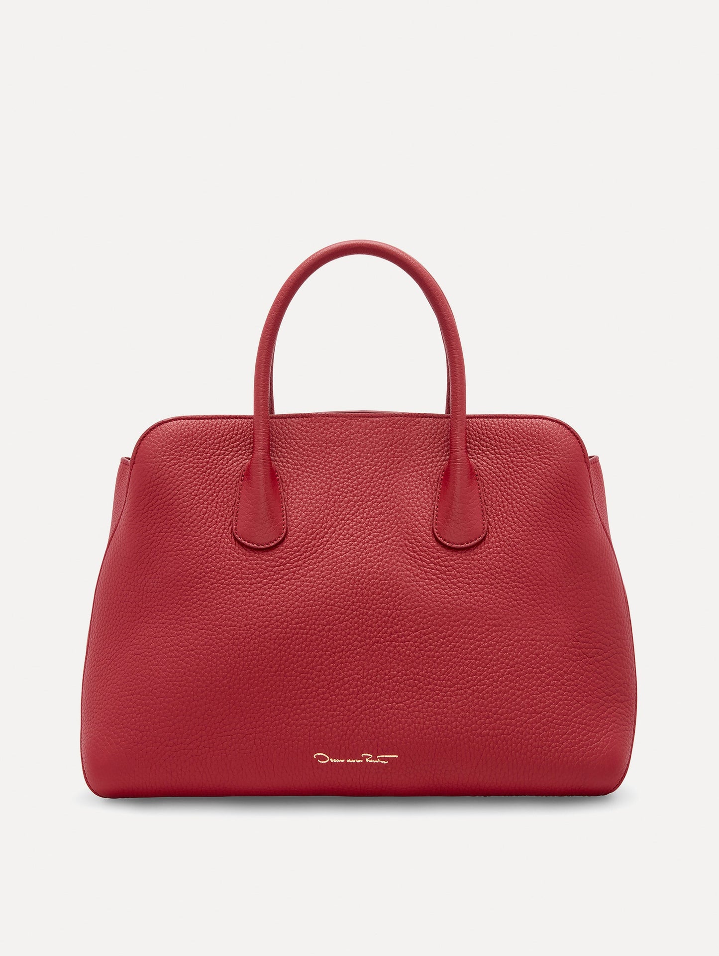 The Ivy bag in Scarlet, Back View with no shoulder strap showing.