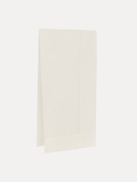 Wool-Blend Ivory Shawl Front View