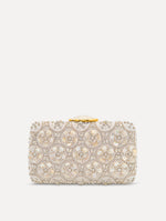 Mother of Pearl Embroidered O Minaudière