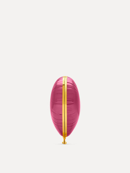 Heart Balloon Bag clutch in Pink Side View