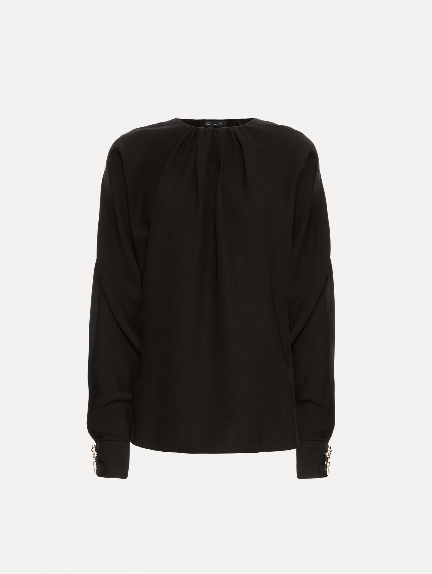 Black long sleeve top.