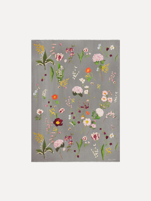 The Mixed Botanical Scarf in multi.