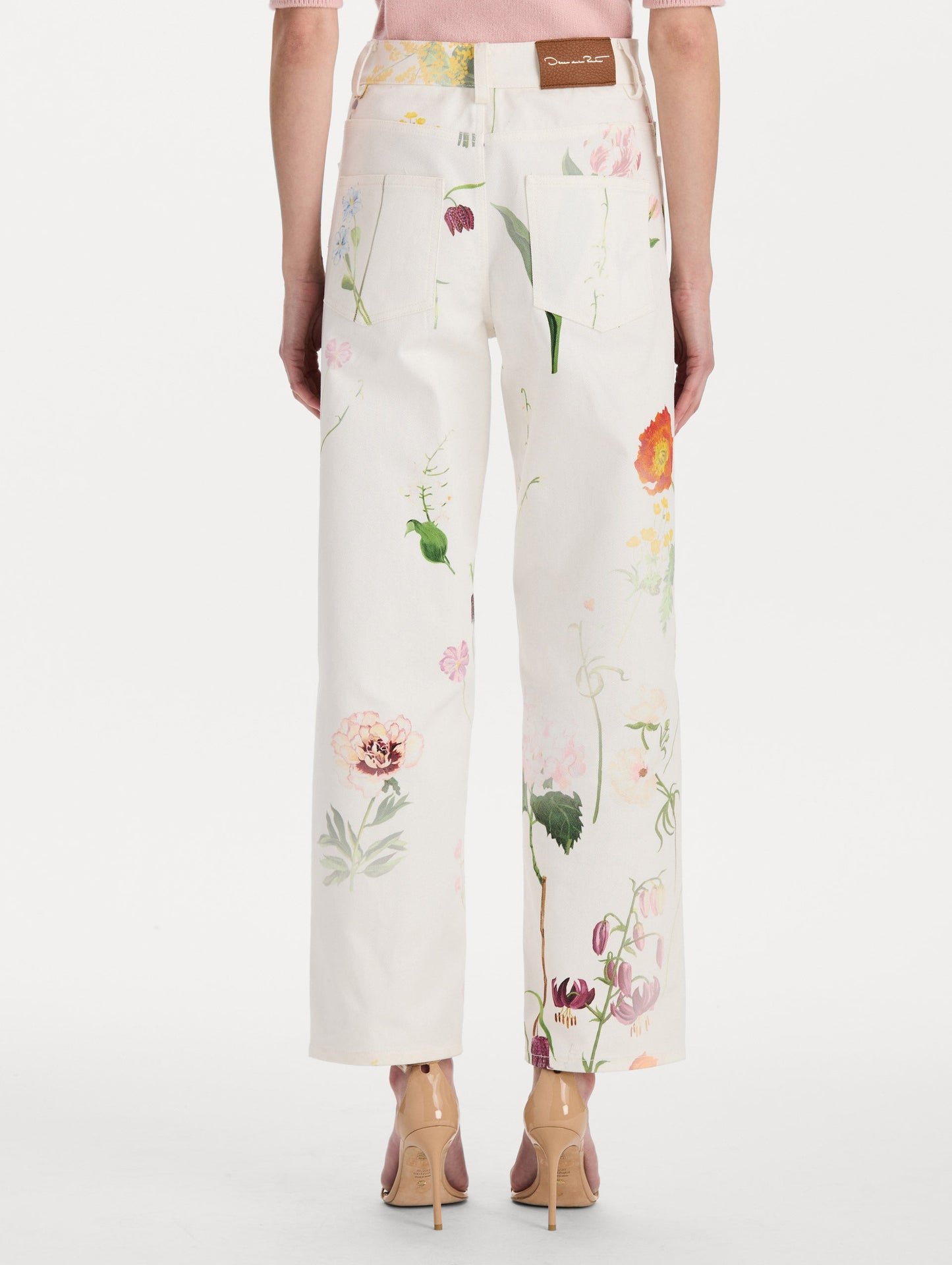 Faded Mixed Botanical Denim Pant