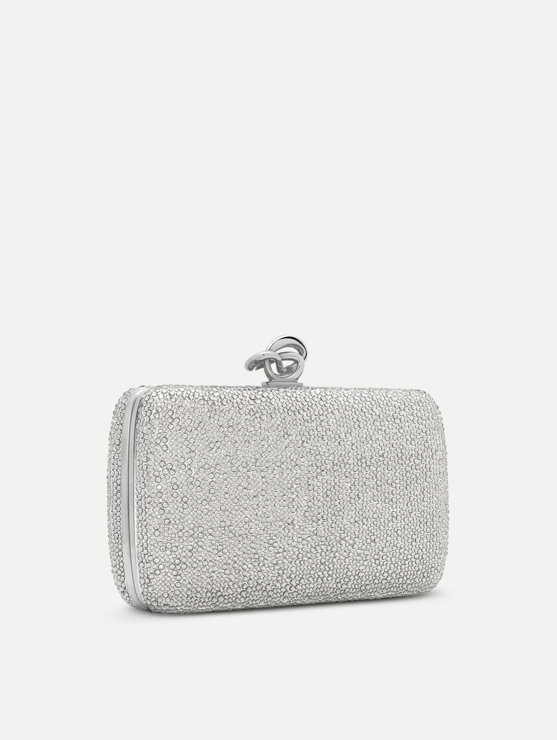 Crystal Pavé Knot Minaudière