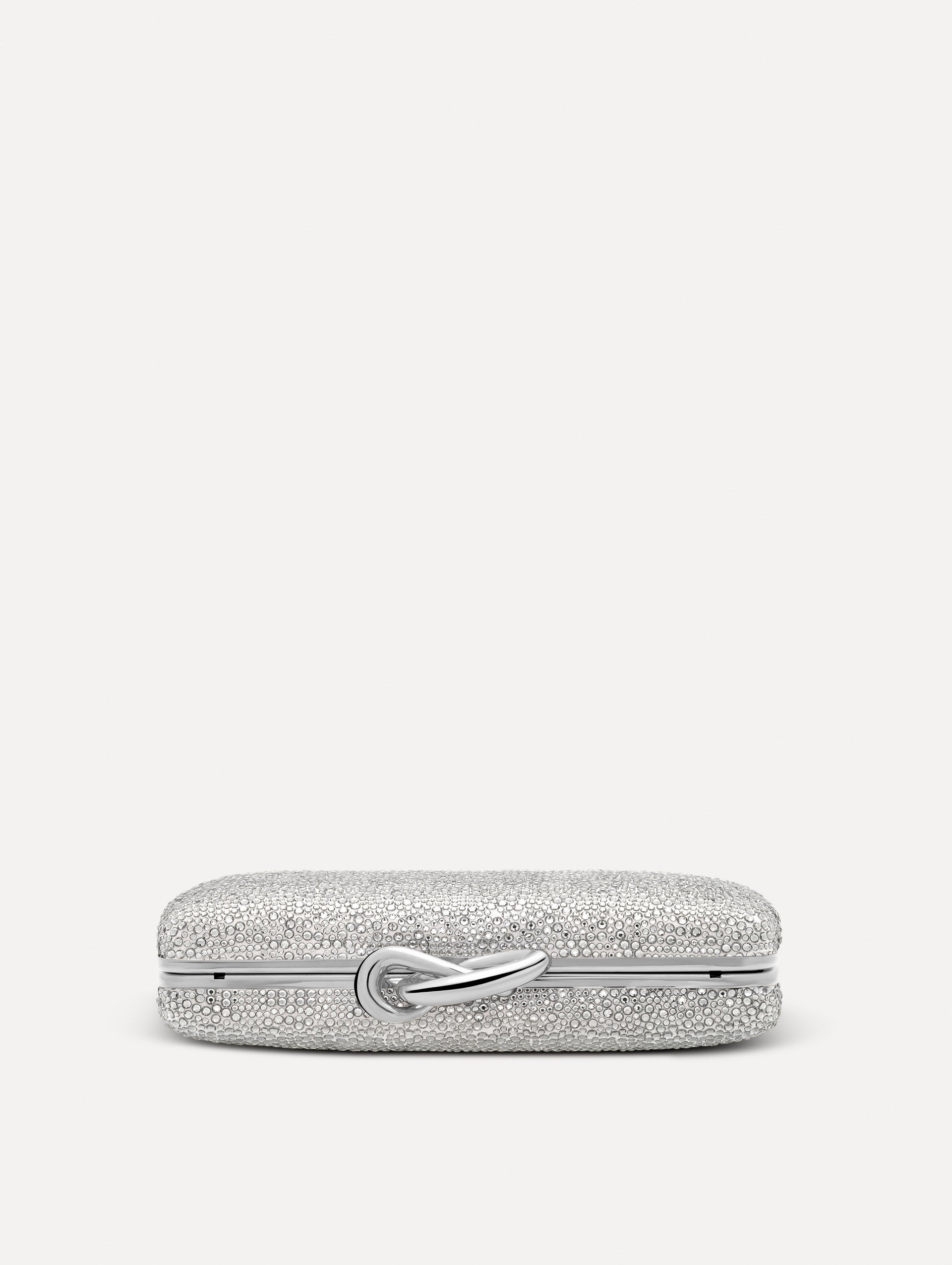 Crystal Pavé Knot Minaudière