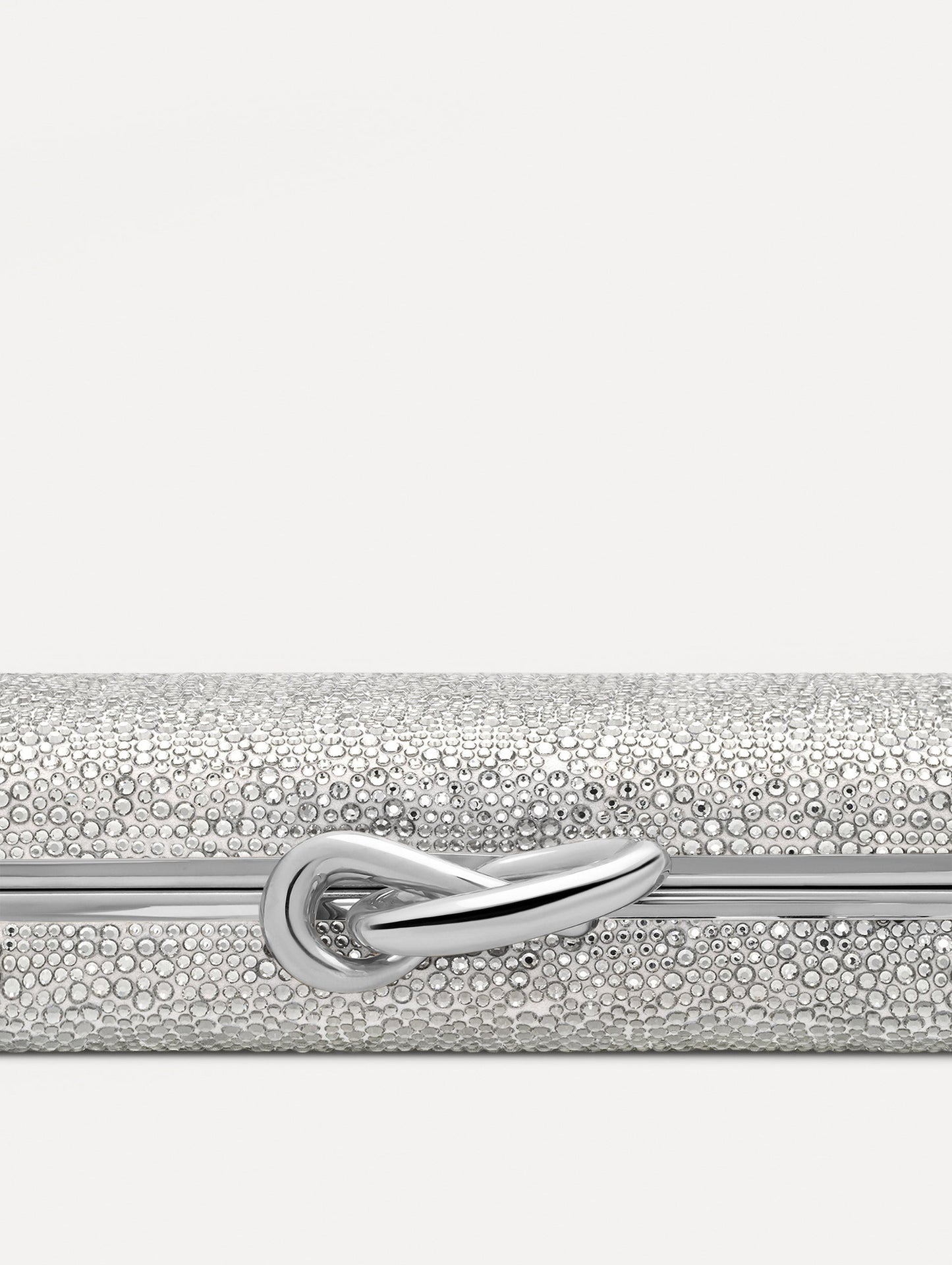 Crystal Pavé Knot Minaudière