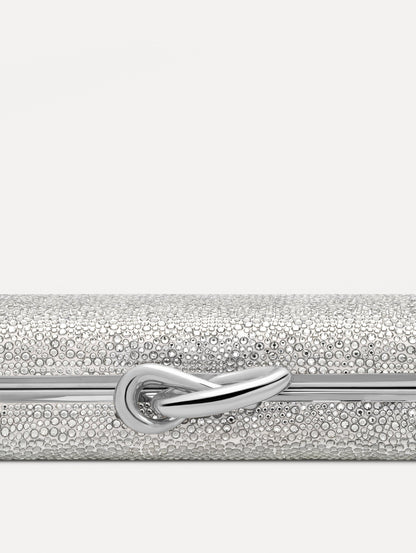Crystal Pavé Knot Minaudière