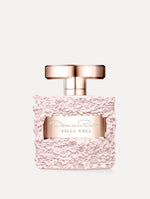Oscar de la Renta Bella Rosa Fragrance Pink Rose Bottle. Front View