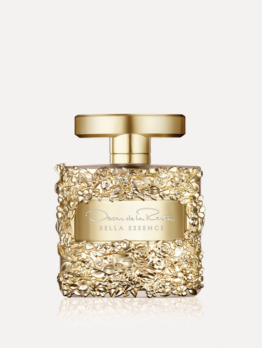 Oscar Gold Rose Texture Bella Essence Perfume Bottle Front View