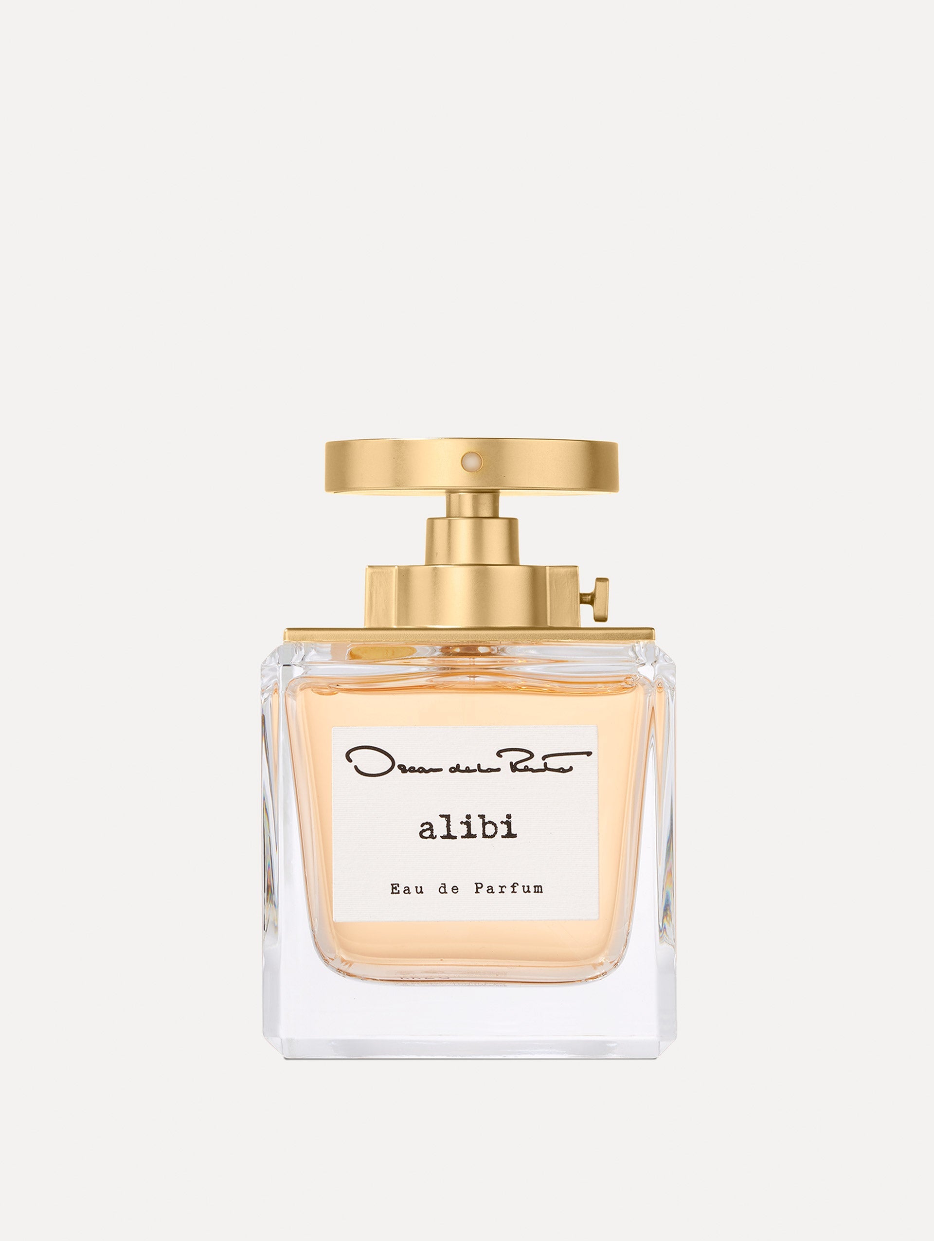 Oscar Alibi Pink Perfume Bottle Front View