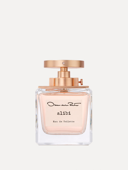 Oscar Alibi Pink Perfume Bottle Front View