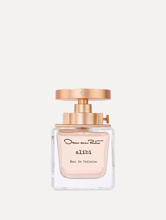 Oscar Alibi Pink Perfume Bottle Front View