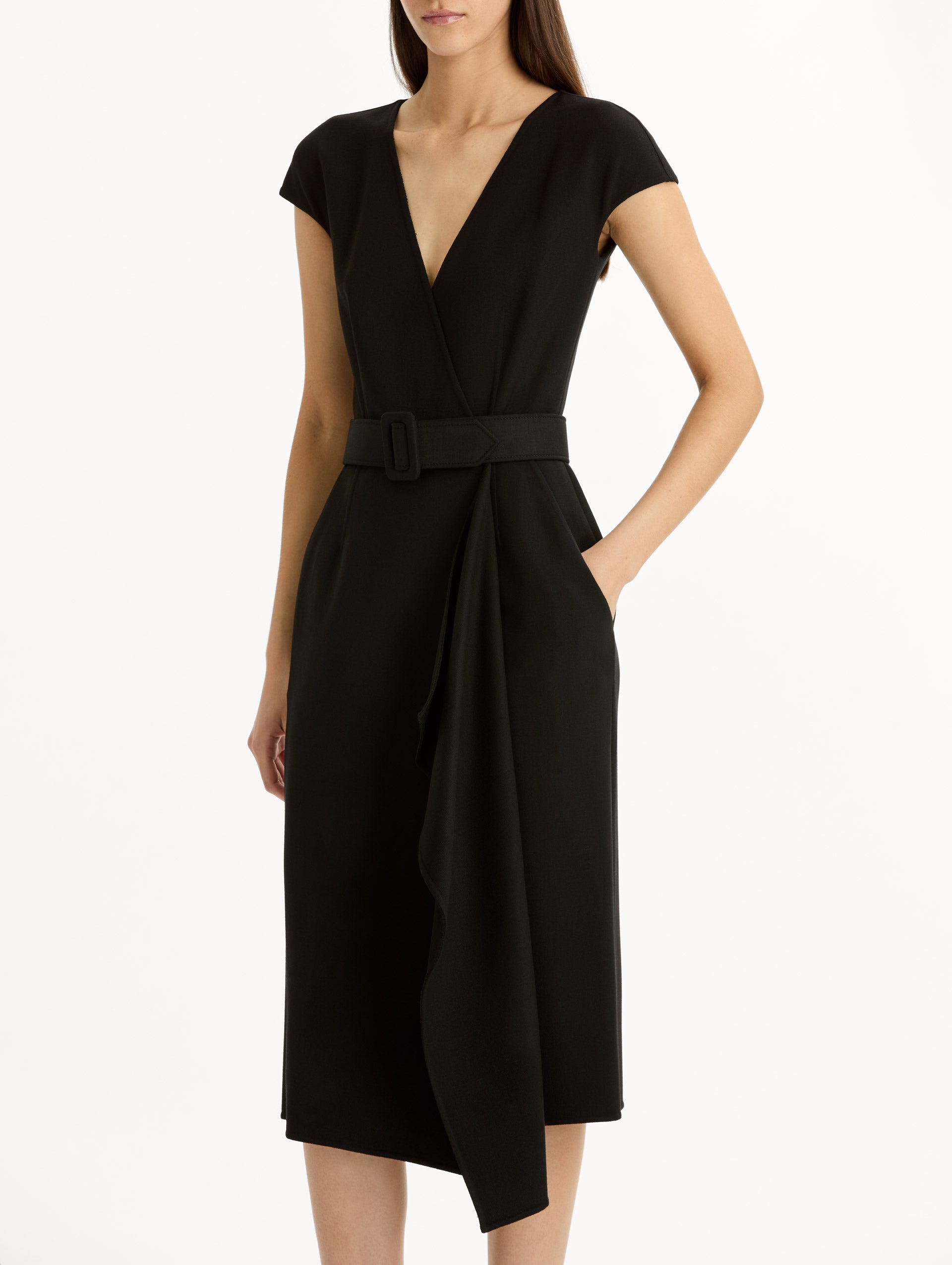 Wool-Blend Pencil Dress