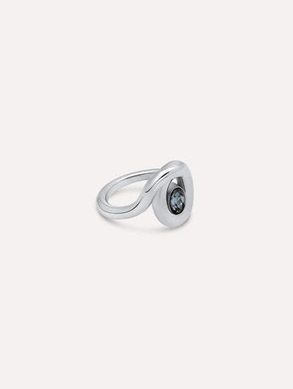 Looped Oval Ring Side View