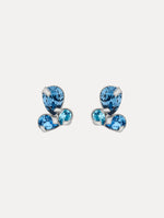 Pear-Cut Cluster Earrings
