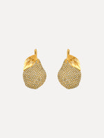 Pavé Pear Earrings