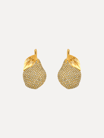 Pavé Pear Earrings
